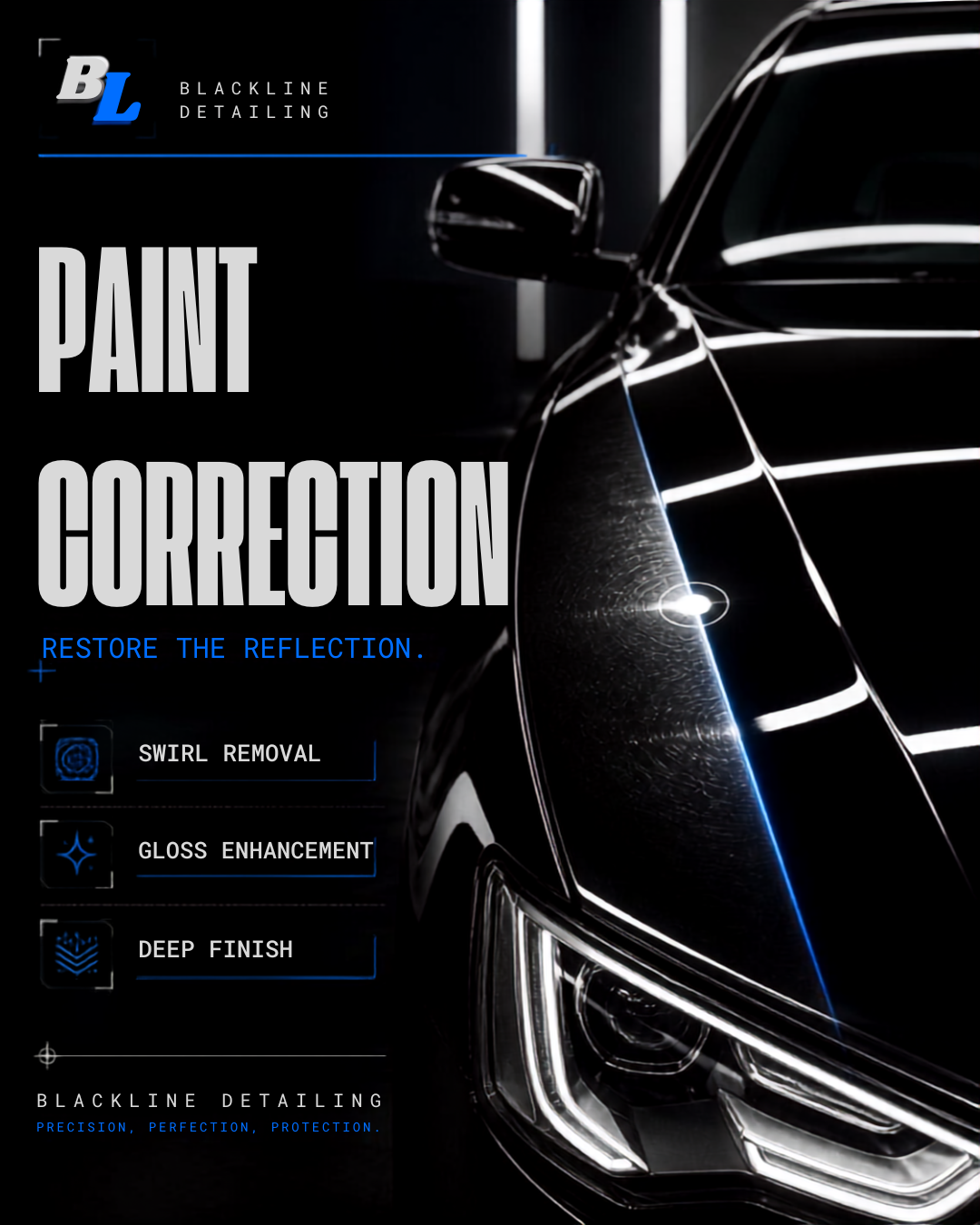 BLACKLINE paint correction campaign design