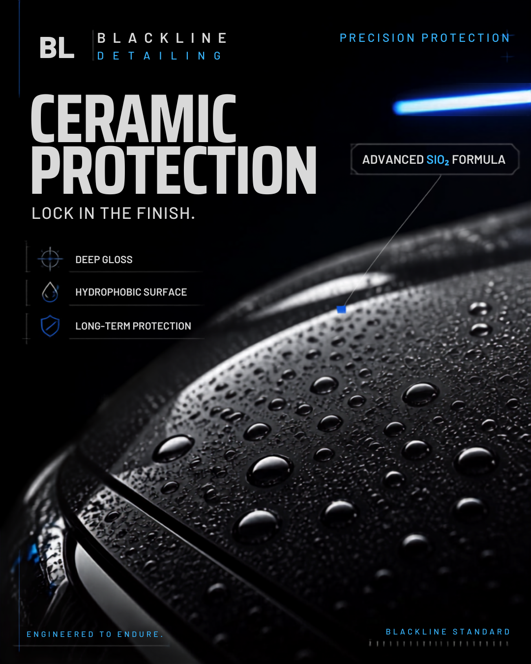 Ceramic protection post