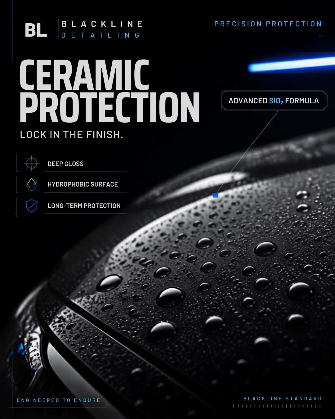 Ceramic protection post