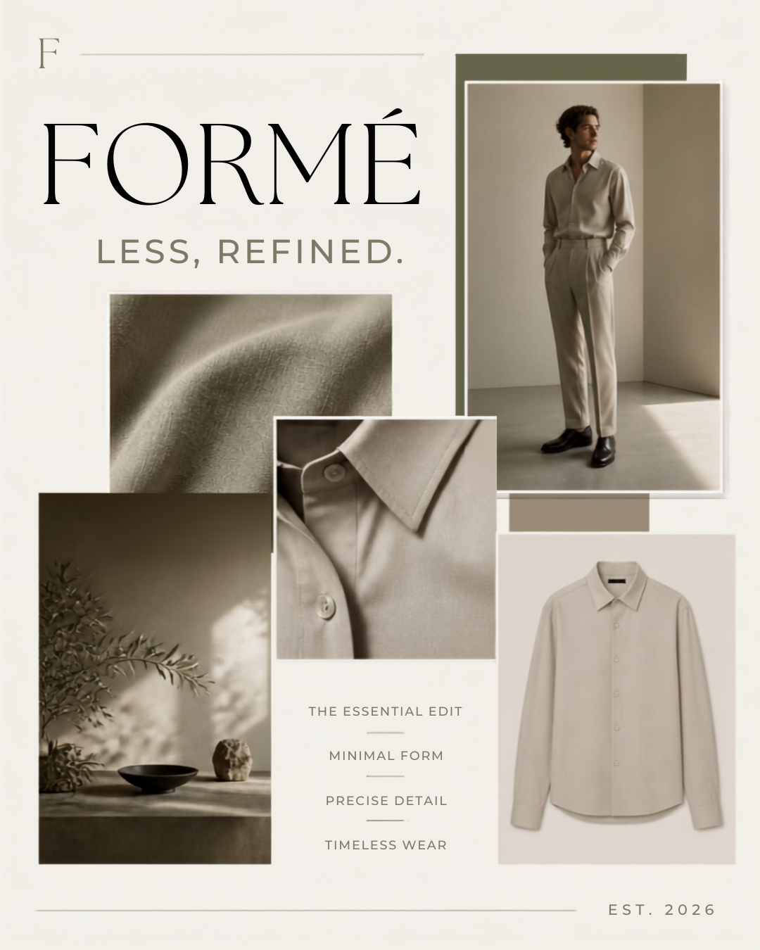 FORMÉ minimalist campaign finale